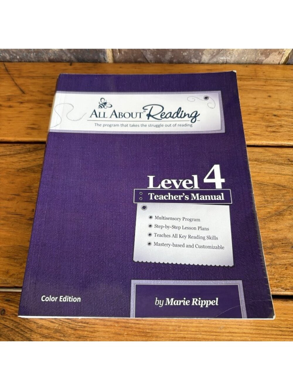 All About Reading Level 4 Teacher's Manual Color Edition Marie Rippel 2023